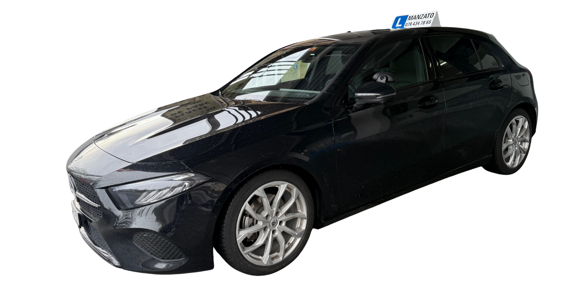 Voiture d'auto-école Manzato pour les élèves de Dompierre